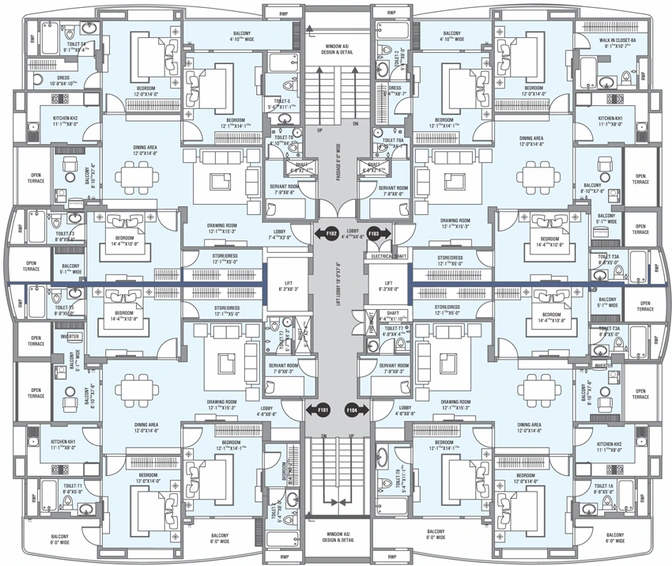 Floor Plan of SNG Sunrisers in C Scheme, Jaipur - Image 52161