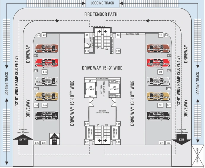 Master Plan of SNG Sunrisers in C Scheme, Jaipur - Image 52162