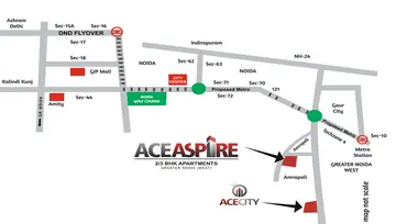 Location of Ace Aspire - Image 2005