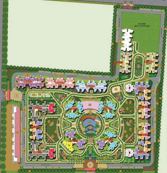 Master Plan of Ajnara Le Garden in Sector 16, Greater Noida - Image 63097