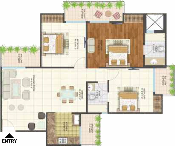 3 BHK Flat in Arihant Arden in Sector 1, Greater Noida - Image 283835