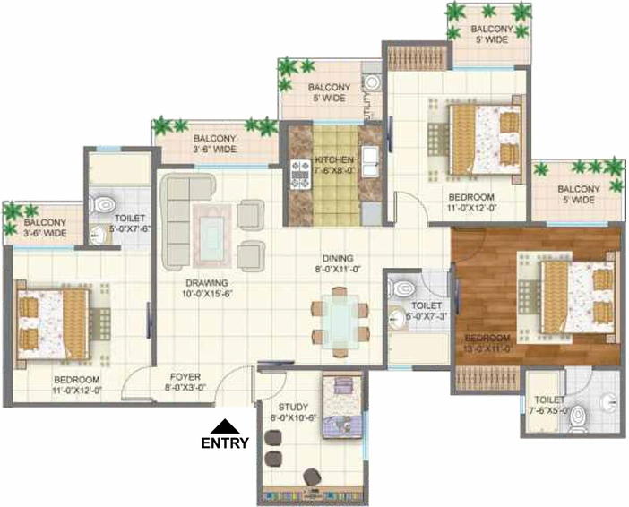 3 BHK Flat in Arihant Arden in Sector 1, Greater Noida - Image 283836