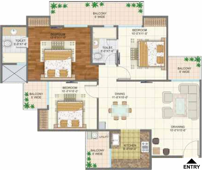 3 BHK Flat in Arihant Arden in Sector 1, Greater Noida - Image 283834