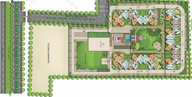 Master Plan of Nimbus Express Park View 2 in Chi 5, Greater Noida - Image 91661
