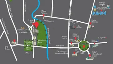Location of Manglam 14 Woodland Park - Image 113360