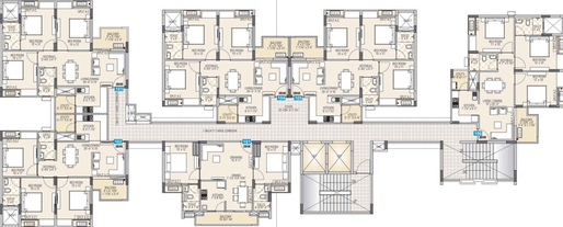 Floor Plan of Ashadeep Rainbow in Jagatpura, Jaipur - Image 52514