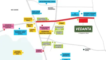 Location of Ashadeep Vedanta - Image 52562