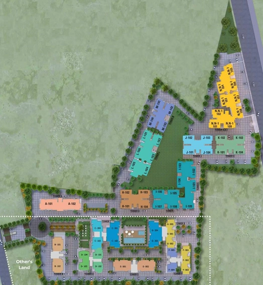 Master Plan of Ashadeep Vedanta in Jagatpura, Jaipur - Image 52564