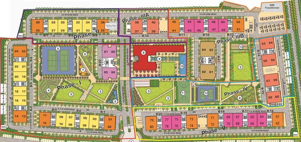 Master Plan of Ashiana Vrinda Gardens in Jagatpura, Jaipur - Image 79457