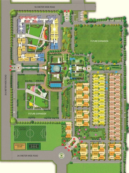 Master Plan of Mahima Spring Villas in Tonk Road, Jaipur - Image 52730