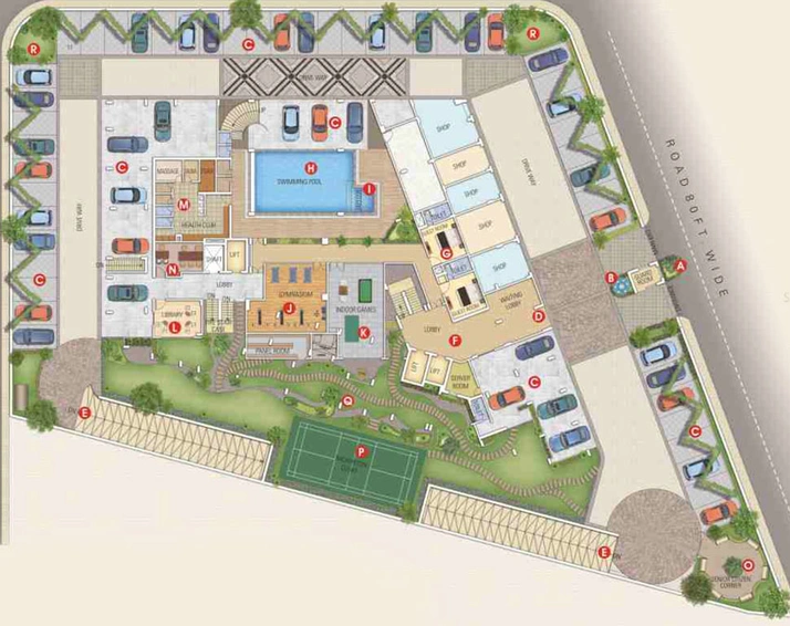 Master Plan of Ganga Royal Essence in Vaishali Nagar, Jaipur - Image 80322