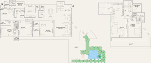 4 BHK Penthouse in Unique IS Paradise in Civil Lines, Jaipur - Image 283516