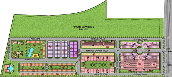 Master Plan of Airwil Smart City in Techzone 4, Greater Noida - Image 54521