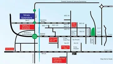 Location of Nirala World Splendora - Image 54609