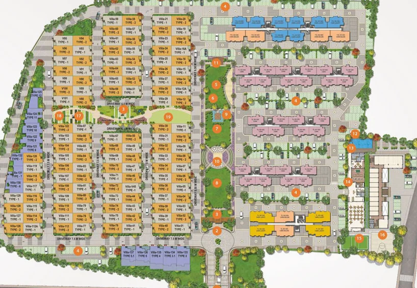 Master Plan of Mahima Shubh Nilay in Ajmer Road, Jaipur - Image 53061