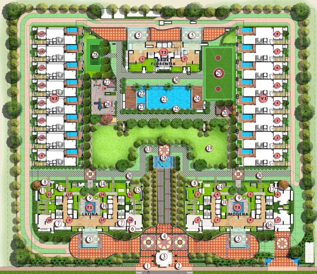 Master Plan of Mahagun Mirabella in Sector 79, Noida - Image 51770