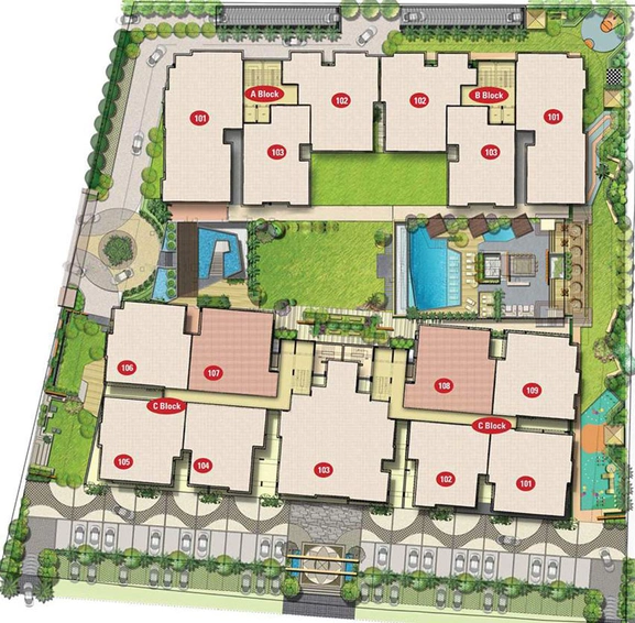 Master Plan of Manglam Radiance in Durgapura, Jaipur - Image 53094