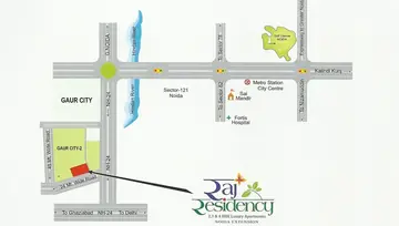 Location of Addela Raj Residency - Image 54620