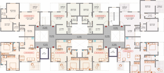 Floor Plan of Maheshwari Essentia in Ravet, Pune - Image 17377