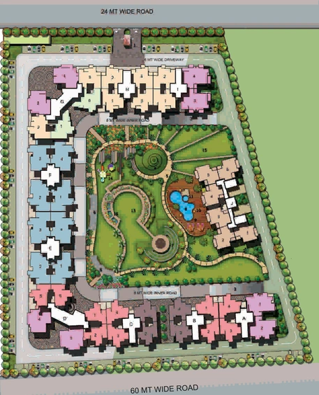 Master Plan of AIG Park Avenue in Sector 4, Greater Noida - Image 106709