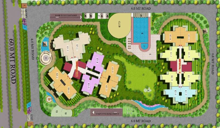 Master Plan of Kumar Imperial Greens in Sector 16, Greater Noida - Image 2059