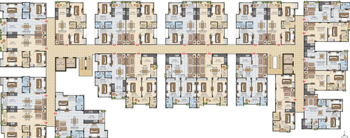 Floor Plan of Vardhman Sampada in Vaishali Nagar, Jaipur - Image 80364