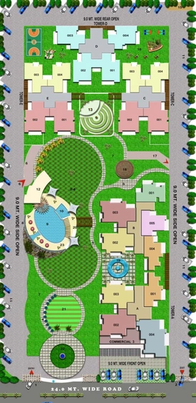 Master Plan of Wall Rock Aishwaryam in Sector 16 C, Greater Noida - Image 2065
