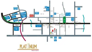 Location of Amrapali Platinum - Image 63187
