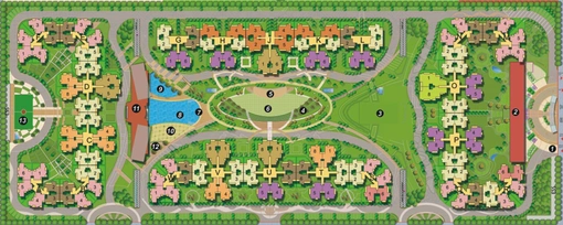 Master Plan of Amrapali Zodiac in Sector 120, Noida - Image 52139