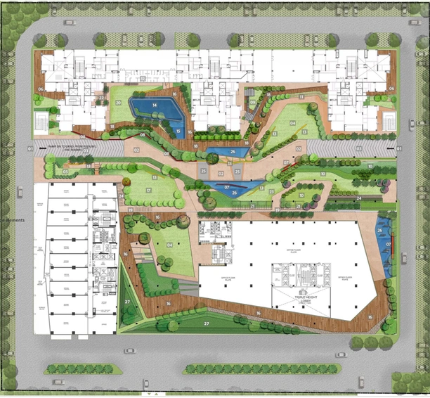 Master Plan of Lotus Isle in Sector 98, Noida - Image 52209