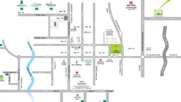 Location of Mahagun Marvella - Image 52221
