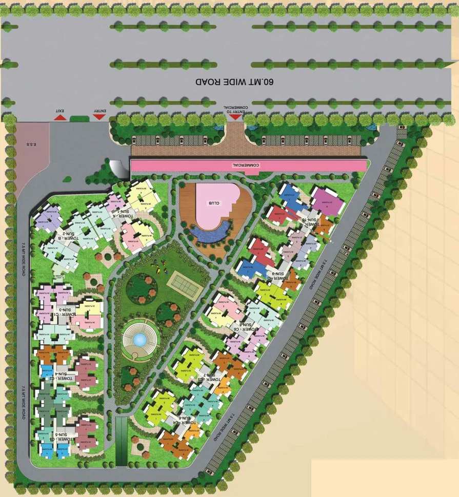 Master Plan of Migsun Twinz in Eta II, Greater Noida - Image 91248