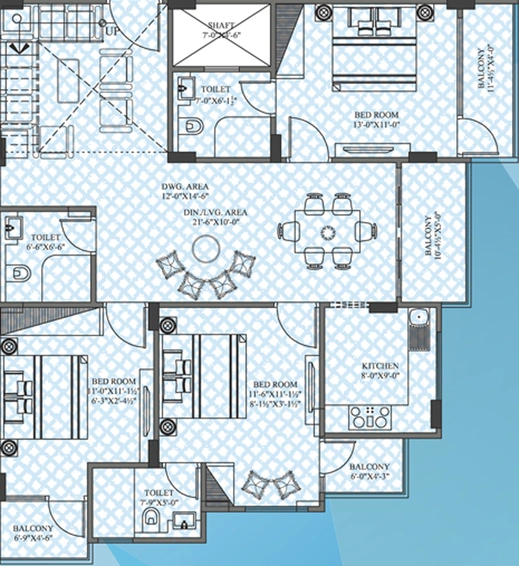 3 BHK Flat in UDB Aranya in Civil Lines, Jaipur - Image 504967