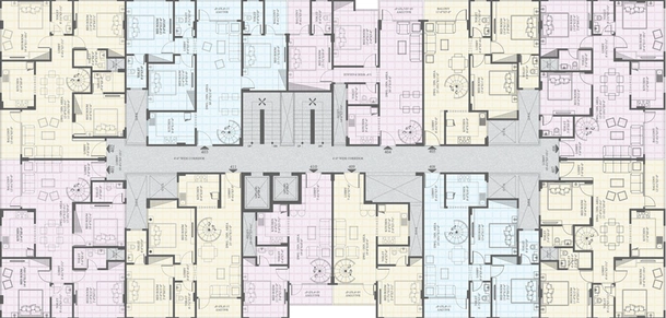 Floor Plan of UDB Ecoscape in Mansarovar, Jaipur - Image 53382