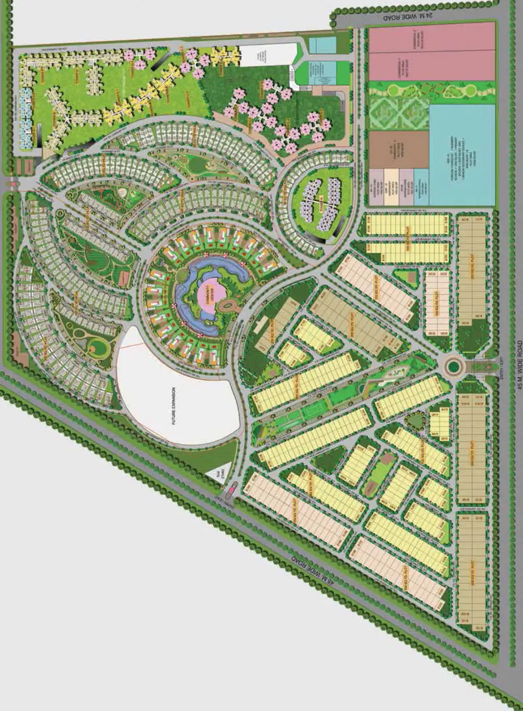 Master Plan of Supertech Up Country in Yamuna Expressway, Greater Noida - Image 54788