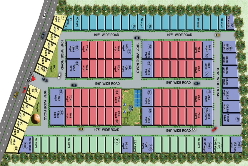 Master Plan of Lucky Palm Greens in Noida Extention, Greater Noida - Image 54808