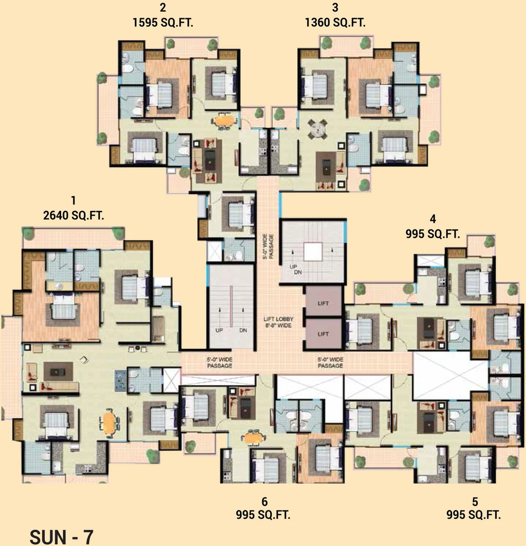 Floor Plan of Migsun Ultimo in Omicron 3, Greater Noida - Image 115972
