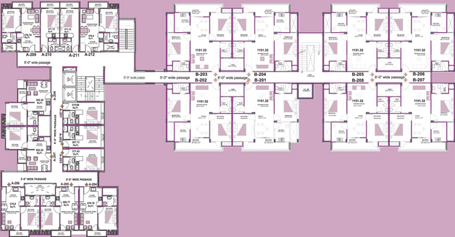 Floor Plan of UDB Orchid in Ajmer Road, Jaipur - Image 53435
