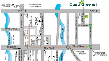 Location of Radhey Casa Green 1 - Image 54843