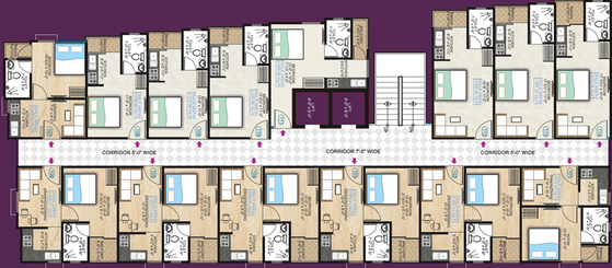 Floor Plan of UDB Studio Suite in Jagatpura, Jaipur - Image 53457