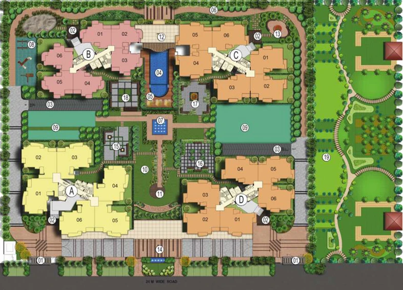 Master Plan of Strategic Royal Court in Sector 16, Greater Noida - Image 2105