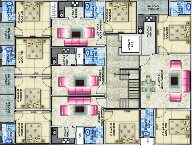 Master Plan of Vertigo Homes in Sector 1, Greater Noida - Image 57574