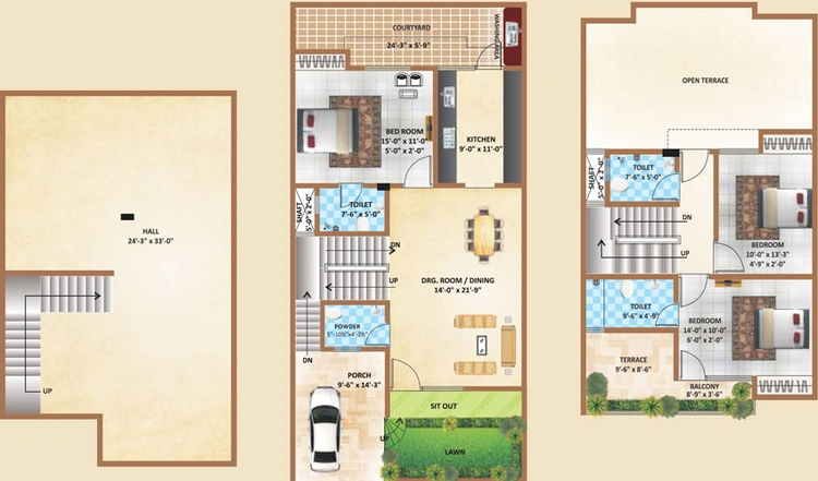3 BHK House/Villa in Vardhman Arcadia Greens in Vaishali Nagar, Jaipur - Image 623378