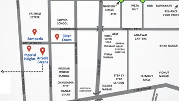 Location of Vardhman Arcadia Greens - Image 80371