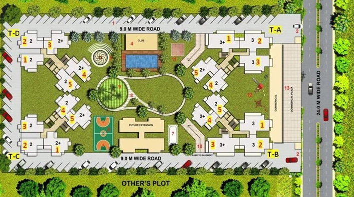 Master Plan of Uppal Casa Woodstock in Sector 16 C, Greater Noida - Image 54908