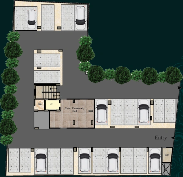 Master Plan of Aashish Siya Homes in Vaishali Nagar, Jaipur - Image 80380