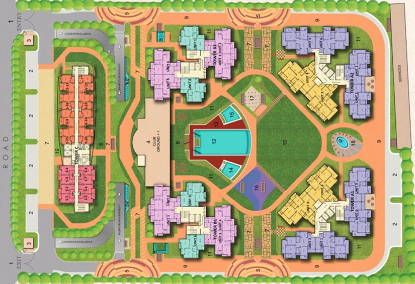 Master Plan of Earthcon Beetle Suites in Chi 5, Greater Noida - Image 2113