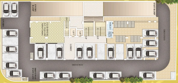Master Plan of Aashish Suhaag Residency in Sikar Road, Jaipur - Image 53552