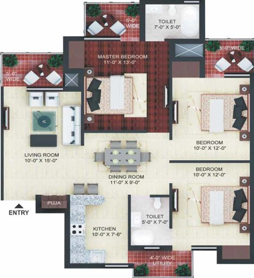 3 BHK Flat in Future Estate in Sector 1, Greater Noida - Image 290447