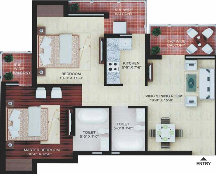 2 BHK Flat in Future Estate in Sector 1, Greater Noida - Image 290445